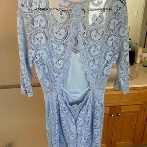 Blue midi dress, NWT